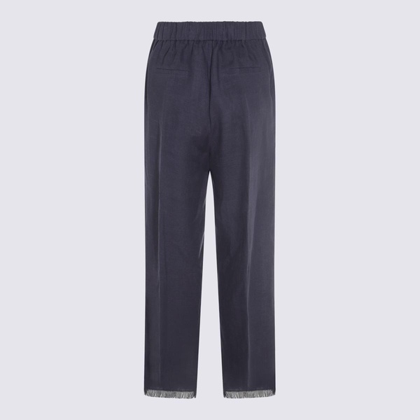 Antonelli Blue Linen Pants