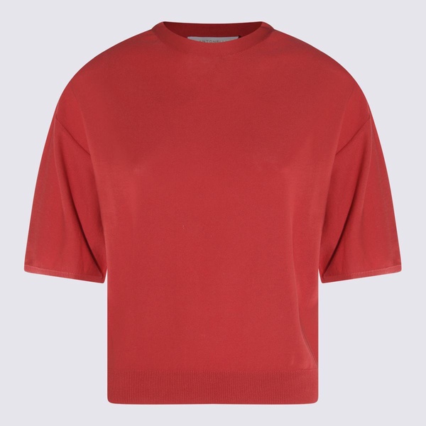 Antonelli Red Linen T-Shirt