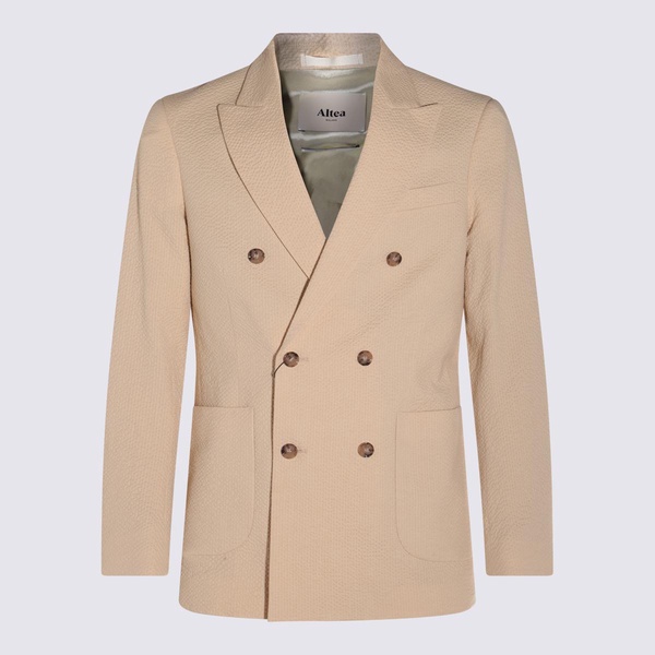 Altea Beige Cotton Blazer