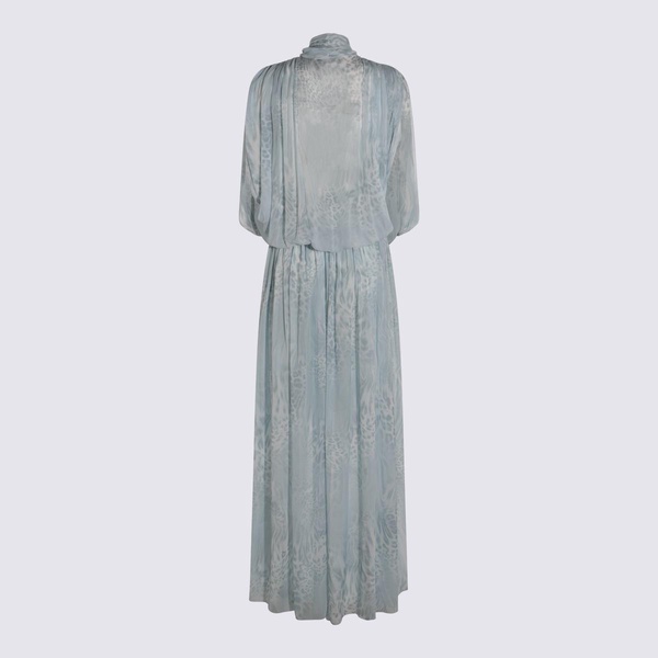 Blumarine Light Blue Maxi Dress