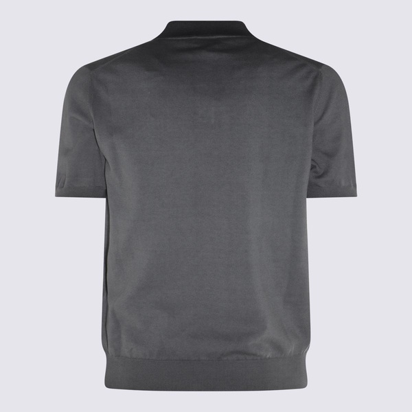 Altea Dark Grey Cotton Polo Shirt