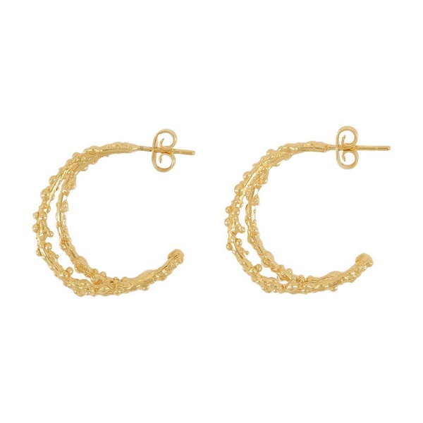 Alighieri The Crumbling Rock Hoop Earrings