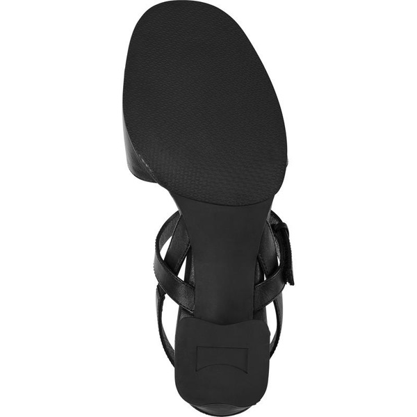Women’s black strappy sandal