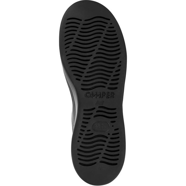 Black Leather Women's Sneakers.