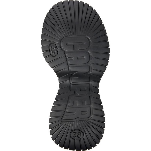 Black leather chelsea boots for women