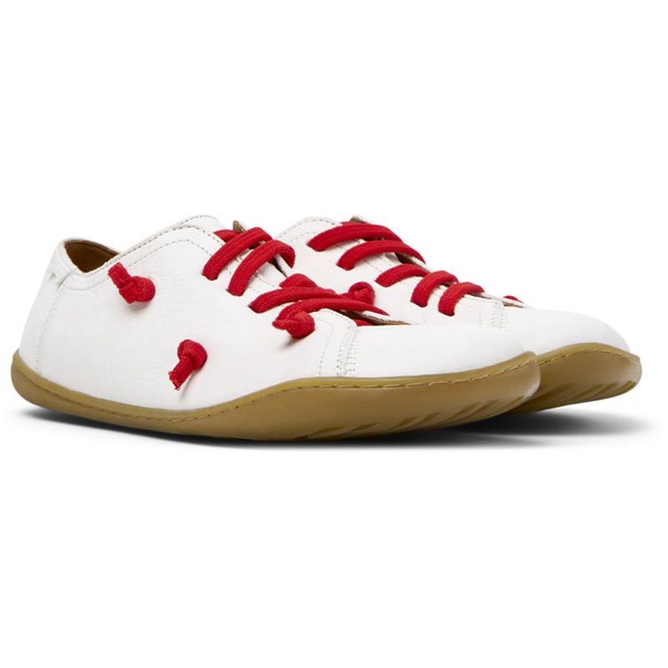 White Leather Women's Shoe.