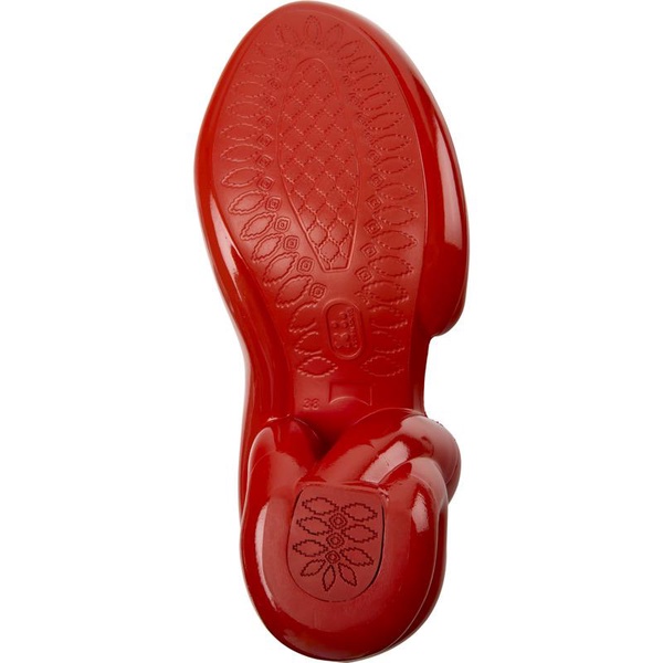 Red sandals