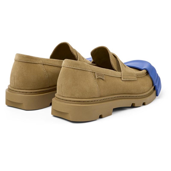 Brown Nubuck Loafer for Women