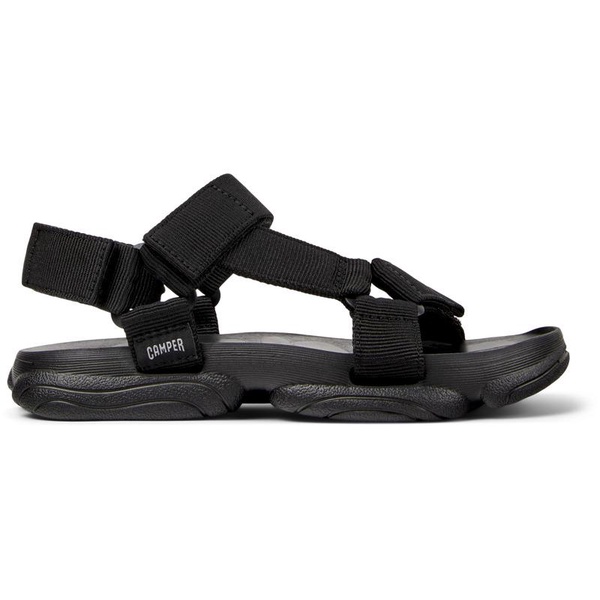 Black Recycled PET Women's Sandal.