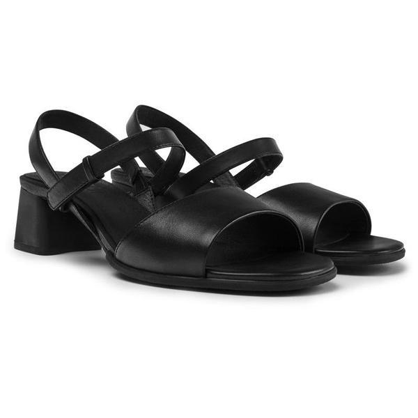 Women’s black strappy sandal
