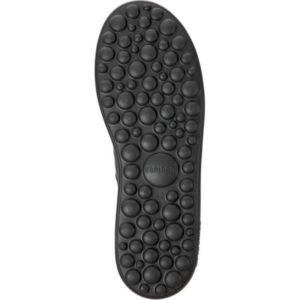 Black Leather Men's Sneakers.