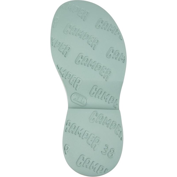 Green Leather Sandals for Women.