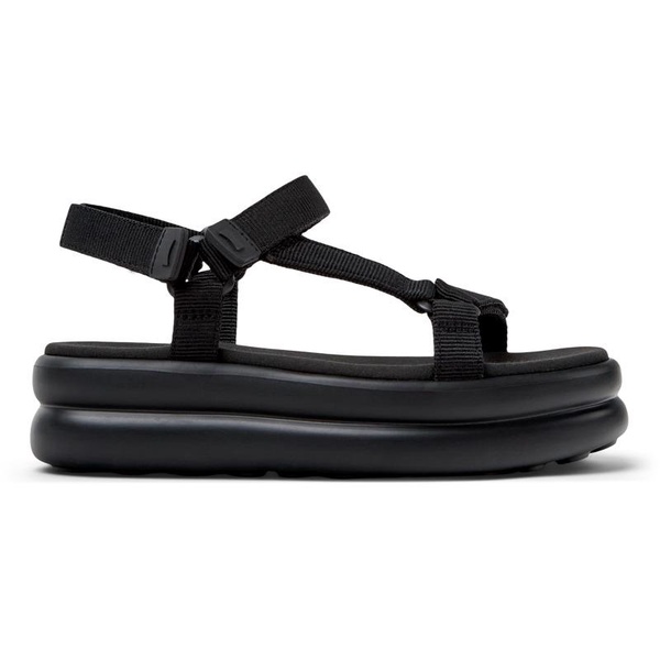 Black Recycled PET Sandals for Women.