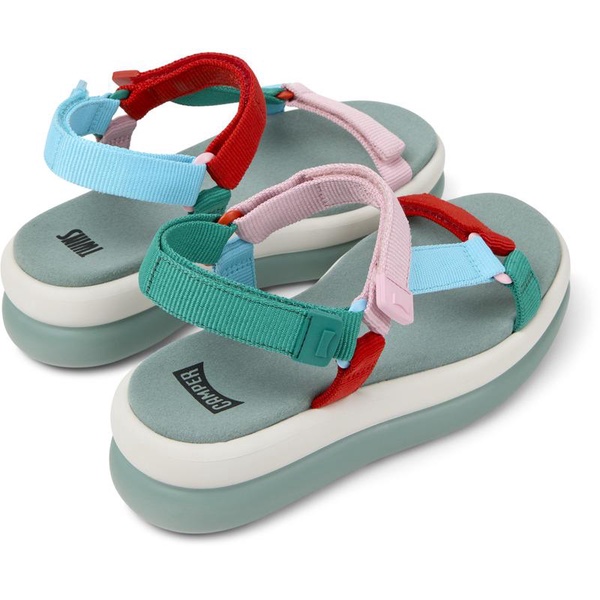 Multicolor Recycled PET Sandals for Women.