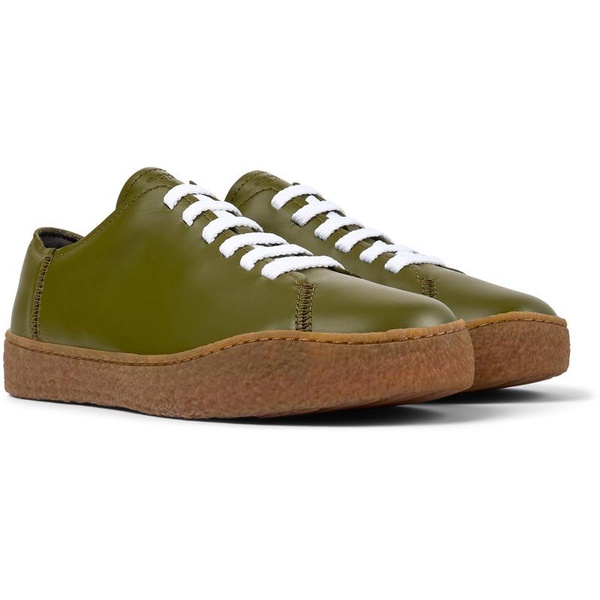 Green Leather Sneaker for Men