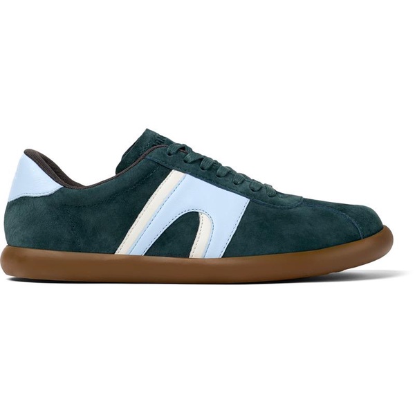 Green Nubuck/Leather Sneaker for Men