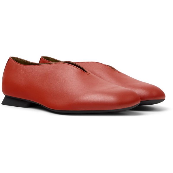 Red Leather Shoes for Women.