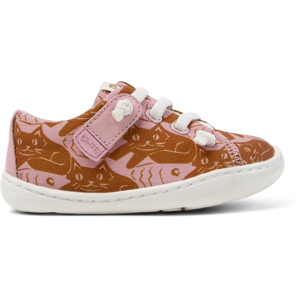 Multicolor Recycled PET and Leather Shoes for Kids.