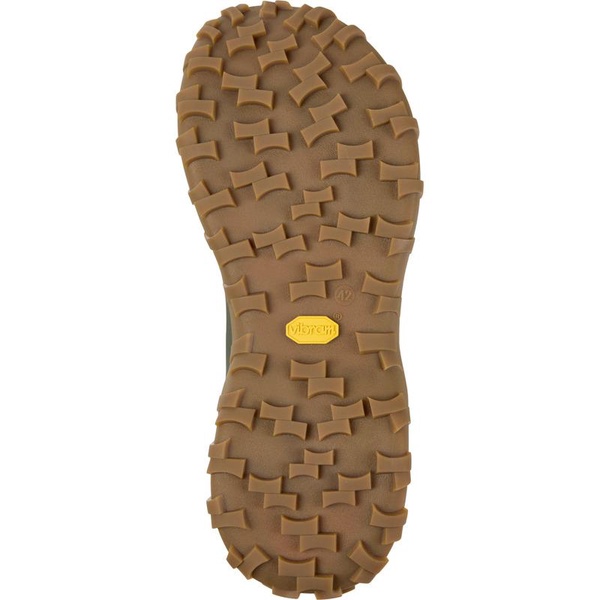 Green Recycled PET and Leather Sandals for Men.