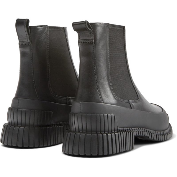 Black Leather Ankle Boots for Women.