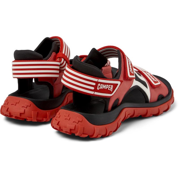 Multicolor Recycled PET and Leather Sandals for Men.