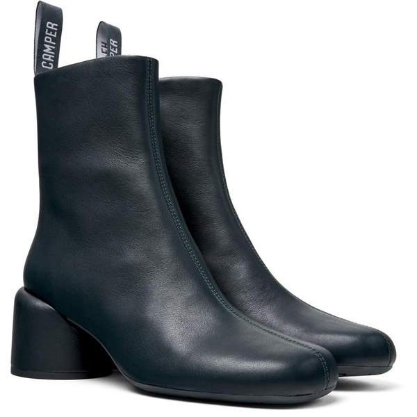 Green Leather Boots for Women