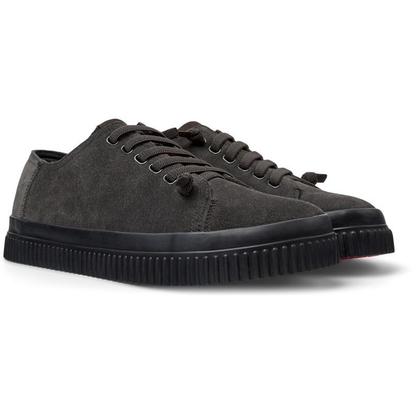 Gray Nubuck Men's Sneakers.