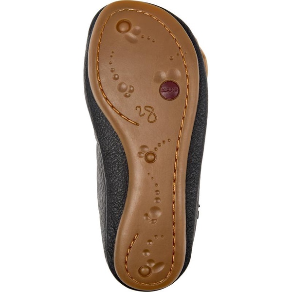Black Leather Ballerinas for Kids.