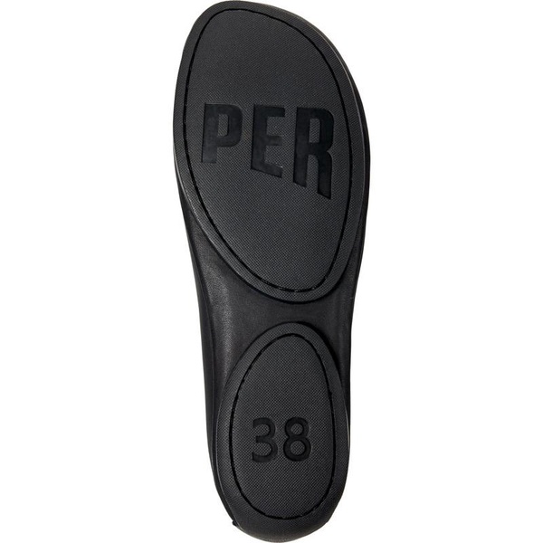 Black Leather Moccasin for Women.