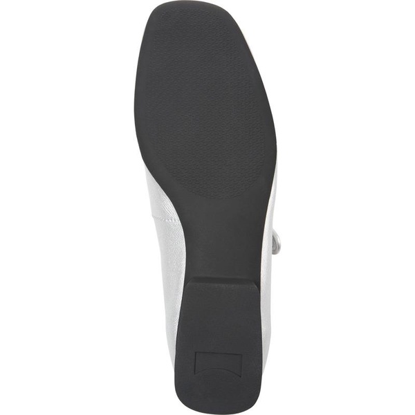 Silver Leather Shoes for Women.