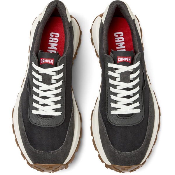 Multicolor Recycled PET and Nubuck Sneakers for Men.