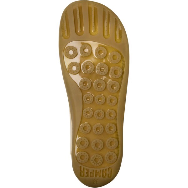 Beige Nubuck Shoes for Women.