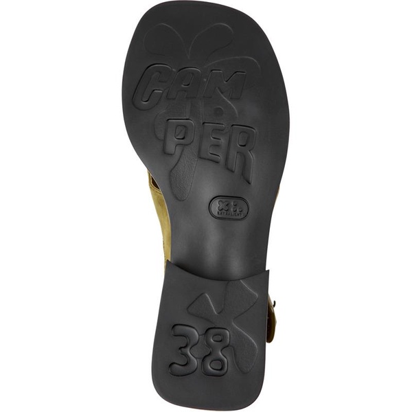 Green Nubuck Sandals for Women.