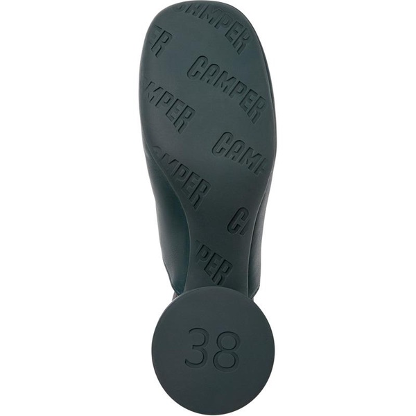Green Leather Clogs for Women