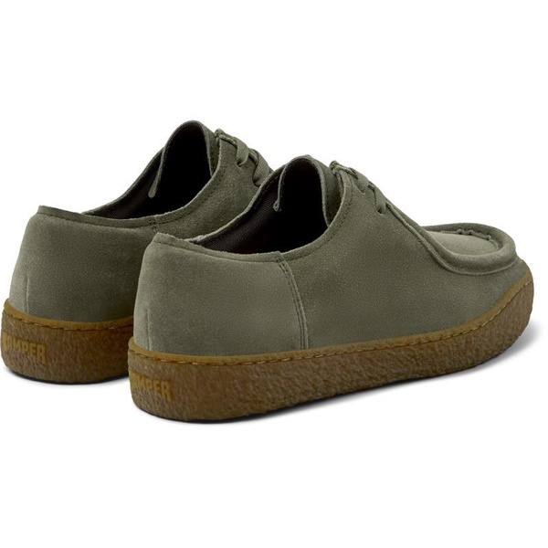 Green Nubuck Shoes for Men.