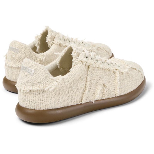 Beige Organic Cotton Sneakers for Women.