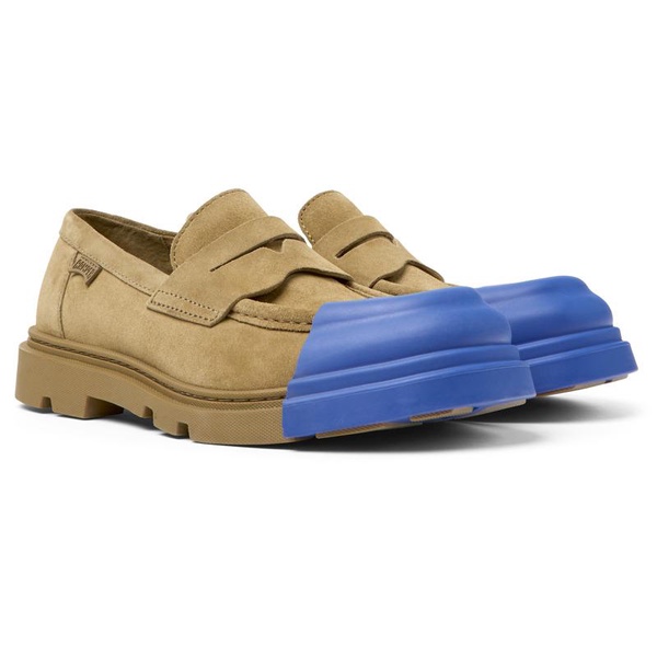 Brown Nubuck Loafer for Women