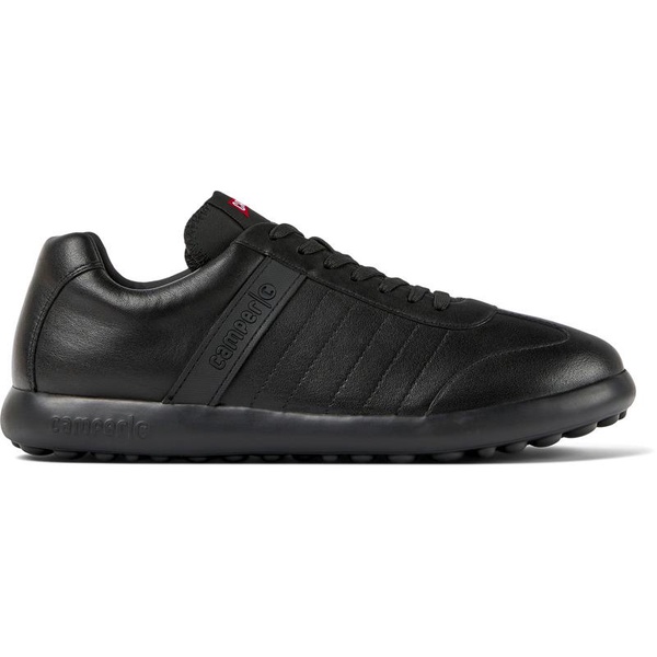 Black Leather Men's Sneakers.