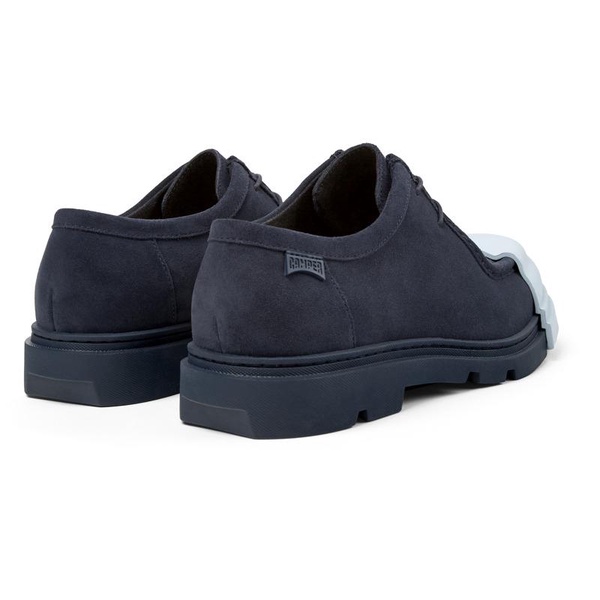 Blue nubuck shoes for men