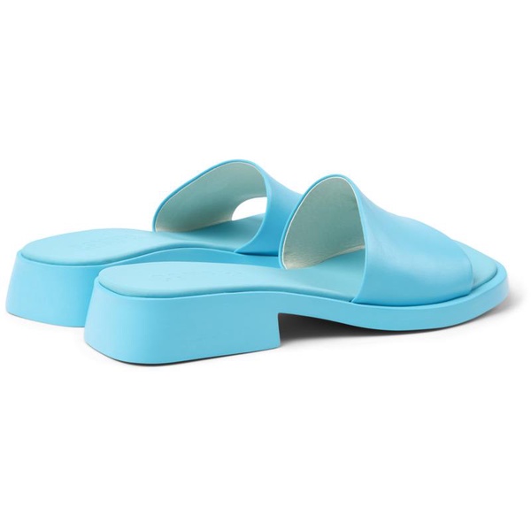 Blue Leather Sandals for Women.