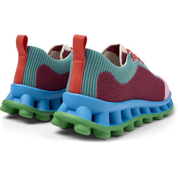 Multicolor Textile Sneakers for Men.