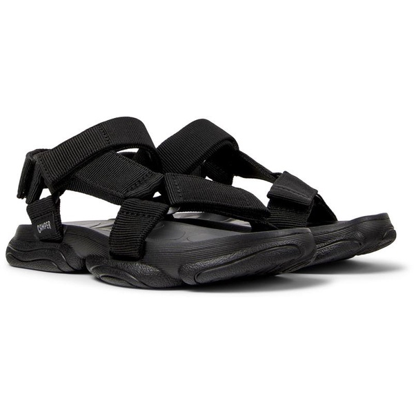 Black Recycled PET Women's Sandal.