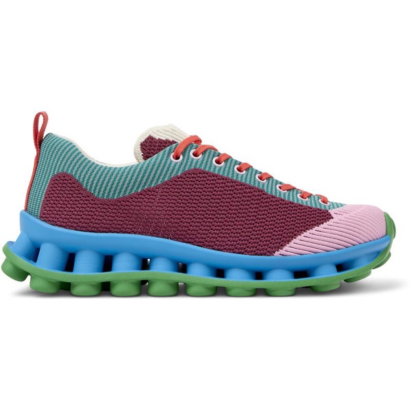 Multicolor Textile Sneakers for Men.