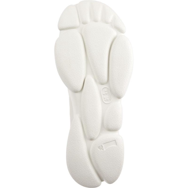 White non-dyed leather sneakers for men