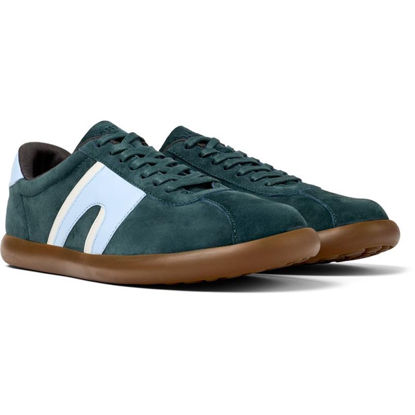 Green Nubuck/Leather Sneaker for Men