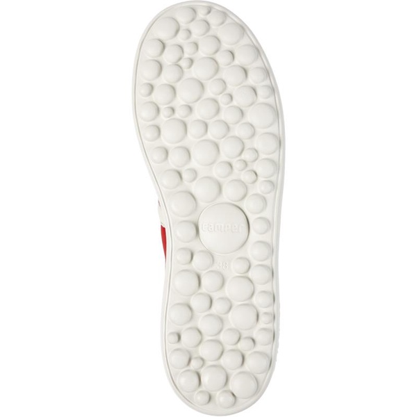 Red Textile/Leather Sneaker for Women