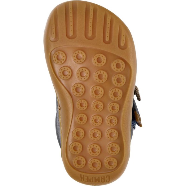 Blue Leather Kids' Shoes.