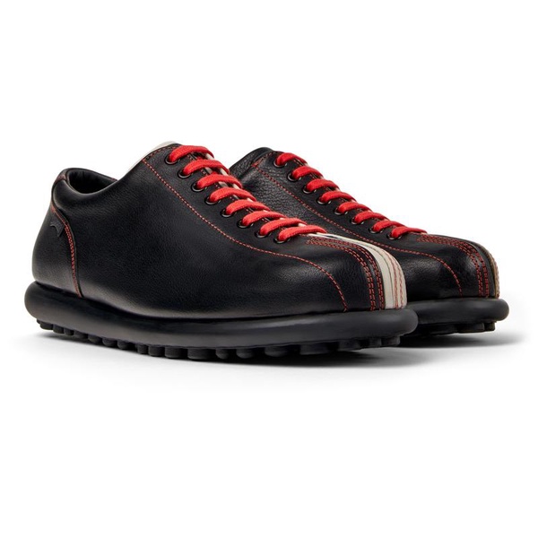 Multicolored leather shoe for men