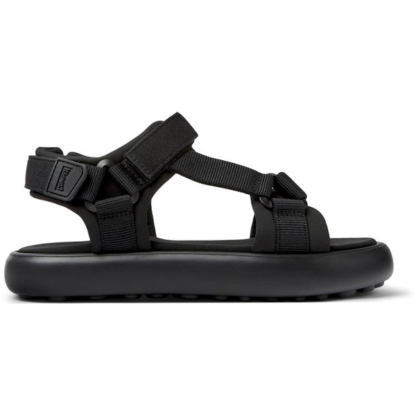 Black Textile Sandal for Men