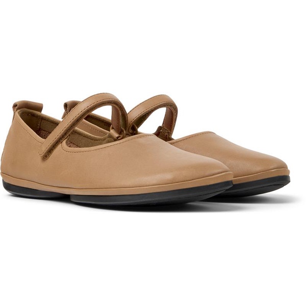 Nude Leather Women's Shoe.